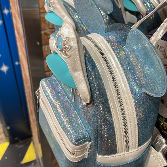 Disney Cruise Line Loungefly Mini Backpack - 25th Anniversary - Shimmering Seas - Picture 5 of 16